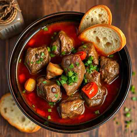 Gandinga - Pork Liver & Heart Stew Recipe